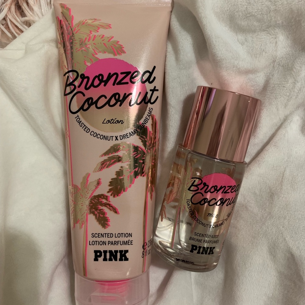 Victoria’s Secret Pink Bronzed Coconut lotion+mist